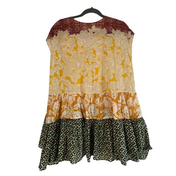 Free People Gotta Have You Tunic Top Sleeveless Yellow Sz M - Picture 10 of 10